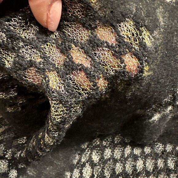 Missoni Midi Sheer Mesh‎ Dress Wool Blend Made in Italy Size 42 Black And Gray - Picture 5 of 8